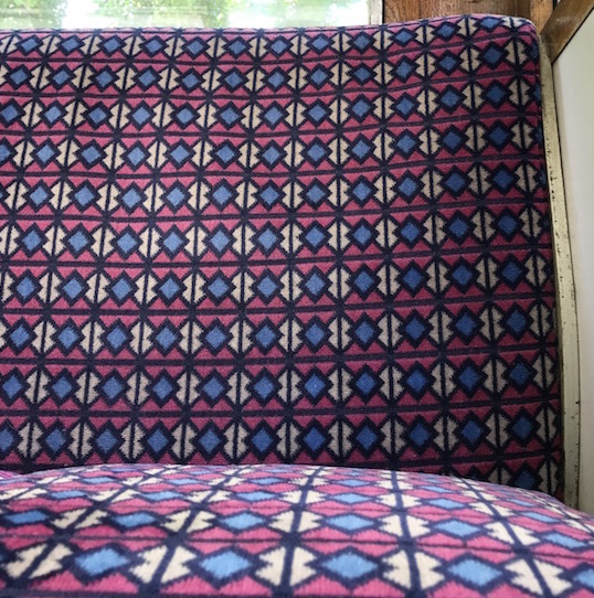 All The Stations Isle of Wight Island Line moquette